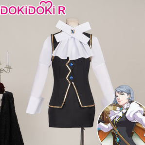 【In Stock】DokiDoki-R Game Ace Attorney Cosplay Mei Karuma Costume Franziska von Karma