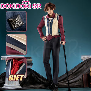 【Ready For Ship】【Size S-3XL】【Last Batch】DokiDoki-SR Game Cosplay Costume Male Suit