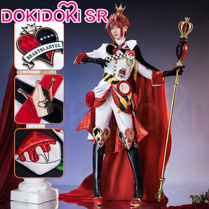 【Partial Ready For Ship】【Size S-3XL】DokiDoki-SR Game Anime Cosplay Costume Dorm Uniform Red Black Cape