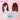 DokiDoki Anime DDD Cosplay Momo Ayase Wig / Earrings Brown Red Straight Hair