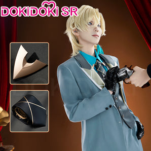 【Size S-3XL】DokiDoki-SR Game Honkai: Star Rail Cosplay Aventurine Costume Shajin Suit Light Cone