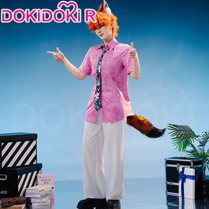 【Ready For Ship】【Size XS-3XL】DokiDoki-R Anime Cosplay Fox Costume Pink Shirt