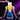 【Partially Ready For Ship】【Size S-3XL】DokiDoki-R Game Cosplay Costume Yellow Blue Overalls