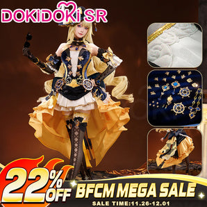 【Ready For Ship】DokiDoki-SR Game Genshin Impact Cosplay Navia Costume Fontaine