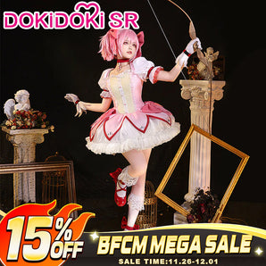 【 Ready For Ship】【Size S-2XL】DokiDoki-SR Anime Cosplay Costume Pink Battle Dress Cute