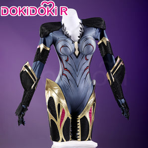 【Partially Ready For Ship】【Size S-3XL】DokiDoki-R Game Cosplay Black Grey Battle Dress Costume Daughter of the Void