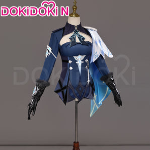 【Partially Ready For Ship】【Size XS-3XL】DokiDoki-N Game Genshin Impact Cosplay Traveler Lumine Costume Ying Night Hunt in Snow Snezhnaya