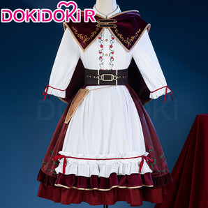 【Partial In Stock】DokiDoki-R Game Prooject Sekaai Colorful Staage! Cosplay Azusawaa Kohanee Costume Red Dress
