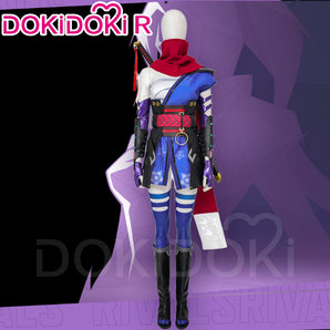 【Size XS-3XL】Dokidoki-R Game Cosplay Costume Women Blue Costume