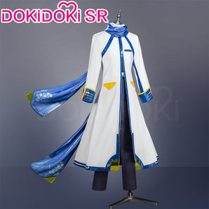 DokiDoki-SR Cosplay Costume Blue White Formula suit