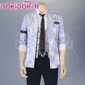 【Size XS-2XL】DokiDoki-R Game Love and Deepspace Cosplay Caleb Costume No-Return Night