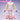 【In Stock】【Size S-2XL】DokiDoki-N Anime Cosplay White Costume Yellow Long-Sleeved Dress Red Hat