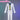 【In Stock】【Size S-2XL】Dokidoki-R Anime Cosplay Costume White Suit Blue Shirt Male