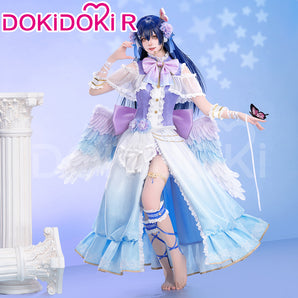 【Costume In Stock】DokiDoki-R Anime LoveLive! School Idol Project Cosplay Lovelive Sonoda Umi Costume / Wing White Day Angel Idol Project
