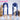 DokiDoki Game Wuthering Waves Cosplay Luno Wig Blue Double Ponytails