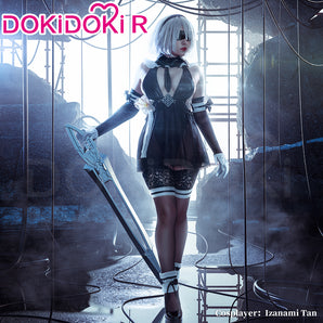 【Ready For Ship】【Size S-2XL】DokiDoki-R Game Cosplay Costume Black Sexy Summer