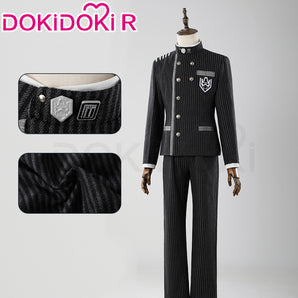 【Partially Ready For Ship】【Size S-2XL】DokiDoki-R Game Cosplay Costume Halloween Black Uniform