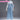 【In Stock】【Size S-2XL】DokiDoki-N Movie Cosplay Blue Sleeveless Costume Long Formal Dress