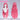 【Ready For Ship】DokiDoki Anime Cosplay Wig Long Curly Pink Hair