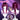 【Ready For Ship】DokiDoki Game Honkai: Star Rail Cosplay Kafka Wig Long Straight Purple Hair / Glasses / Earrings / Ring