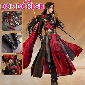 DokiDoki-SR Game Where Winds Meet Cosplay Midnight Blades Sect Female Uniform Costume San Geng Tian Sangengtian