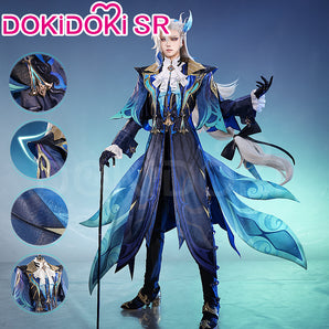 【Ready For Ship】【Size S-2XL】【Last Batch】DokiDoki-SR Game Genshin Impact Cosplay Neuvillette Costume / Shoes Fontaine Halloween