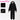 【Size XS-XL】Dokidoki-R Anime Cosplay Costume Black Hoodie Set Casual Wear