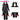 【Ready For Ship】【Last Batch】【Size XS-3XL】Dokidoki-N Anime DDD Cosplay Black Costume
