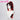 【Ready For Ship】DokiDoki Anime Cosplay  Wig Long Pony Tail Black Red Hair