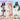 DokiDoki-SR Anime Cosplay Costume Purple Pink Green Plush Pajama Coat Winter Wear