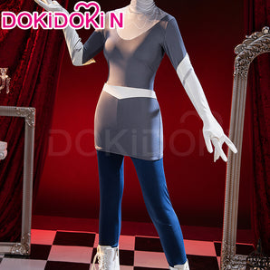 【Ready For Ship】【Last Batch】【Size S-2XL】DokiDoki-N Anime Hell Hotel Cosplay Green Dress Blue Pants Costume
