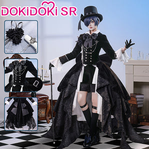 【Partially Ready For Ship】DokiDoki-SR Anime Cosplay Costume Black Box Whiterose