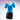 【Size XS-3XL】DokiDoki-N Movie Cosplay Women Costume Blue Shirt Black Dress Casual Wear Season 2