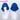 DokiDoki Anime Bocchi the Rock! Cosplay Yamada Ryo Wig Blue short