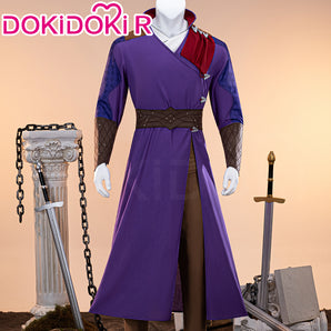 【Size XS-3XL】DokiDoki-R Game Cosplay  Costume Purple