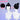 【Ready For Ship】DokiDoki Movie Anime Cosplay Men Wig Short Black Hair Buns