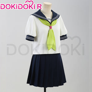 【Partially Ready For Ship】【Size XS-XL】Dokidoki-R Anime You and I are Polar Opposites Cosplay Miyu Suzuki Costume Uniform JK Cute