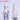【Ready For Ship】DokiDoki Game Arknights Cosplay Necrass Wig Long Curly Silver Purple Hair