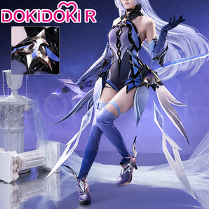 【BFCM New Arrivals】【Size S-3XL】DokiDoki-R Game Genshin Impact Cosplay Black Skirk Costume