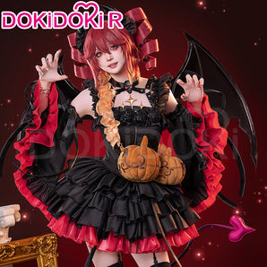 【In Stock】DokiDoki-R  Cosplay Devil Costume Halloween Black Red Dress