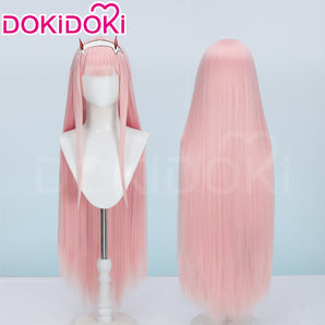 DokiDoki Anime Code 002 Cosplay Wig Long Pink