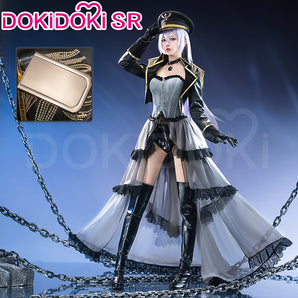 【Ready For Ship】【Size S-3XL】DokiDoki-SR Manga Anime Cosplay Kiitagaawa Maariin Costume Black Lobelia