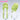 【Ready For Ship】DokiDoki Anime Cosplay Women Wig Long Green Hair Buns