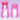 【Ready For Ship】DokiDoki Game Cosaply Wig Women Long Pink Cute Hair