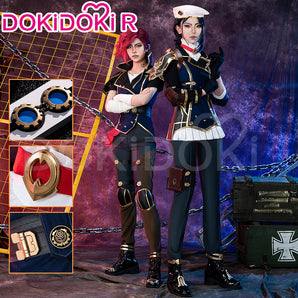 【Partial Size Ready for ship】【Size XS-3XL】DokiDoki-R Anime Game Cosplay Cosplay Costume Female Uniform