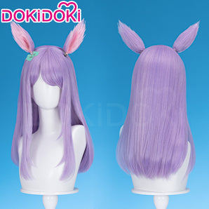 DokiDoki Game Uma Musume Pretty Derby Cosplay Mejiro McQueen Wig Long Straight Purple Hair