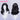 【Ready For Ship】DokiDoki Game Cosplay Wig Long Curly Black Hair