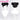 【Ready For Ship】DokiDoki Game Fighter Cosplay Wig Short Black Cute Bun