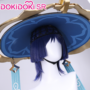 【US LOCAL SHIPPING 】DokiDoki-SR Game Genshin Impact Cosplay Wanderer Scaramouche Cosplay Hat