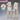 【Ready For Ship】DokiDoki Vtuber Cosplay Sameko Saba Wig Long Blond Hair Blue Highlight Twin Tails